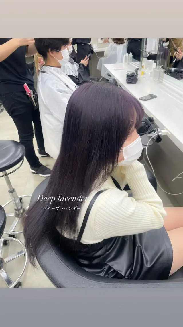 ロング カラー 抜け感レイヤー︴ ニュアンスカラーのヘアスタイル