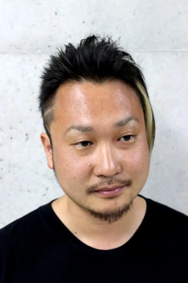 ショート カラー メンズ メンズメッシュ メッシュ 村上 貴徳のヘアスタイル