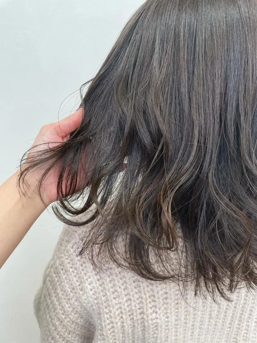 ミディアム カラー カット ヘアカラー トリートメント コレットヘアー 田中アヤノのヘアスタイル