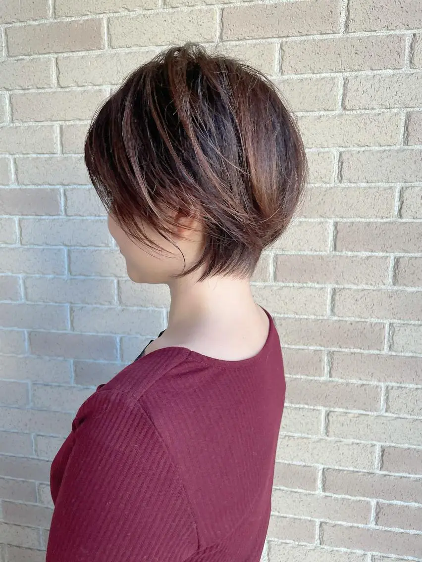 ショート カラー ショートヘア 小顔カット ✂️ショートの匠✂️ 國井慎平のヘアスタイル