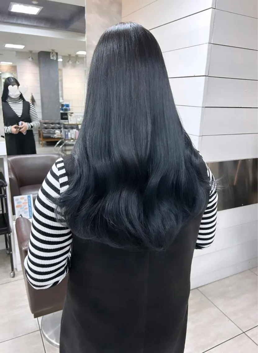 ロング カット ヘアカラー 🫧艶髪カラー🫧 森本くるみのヘアスタイル