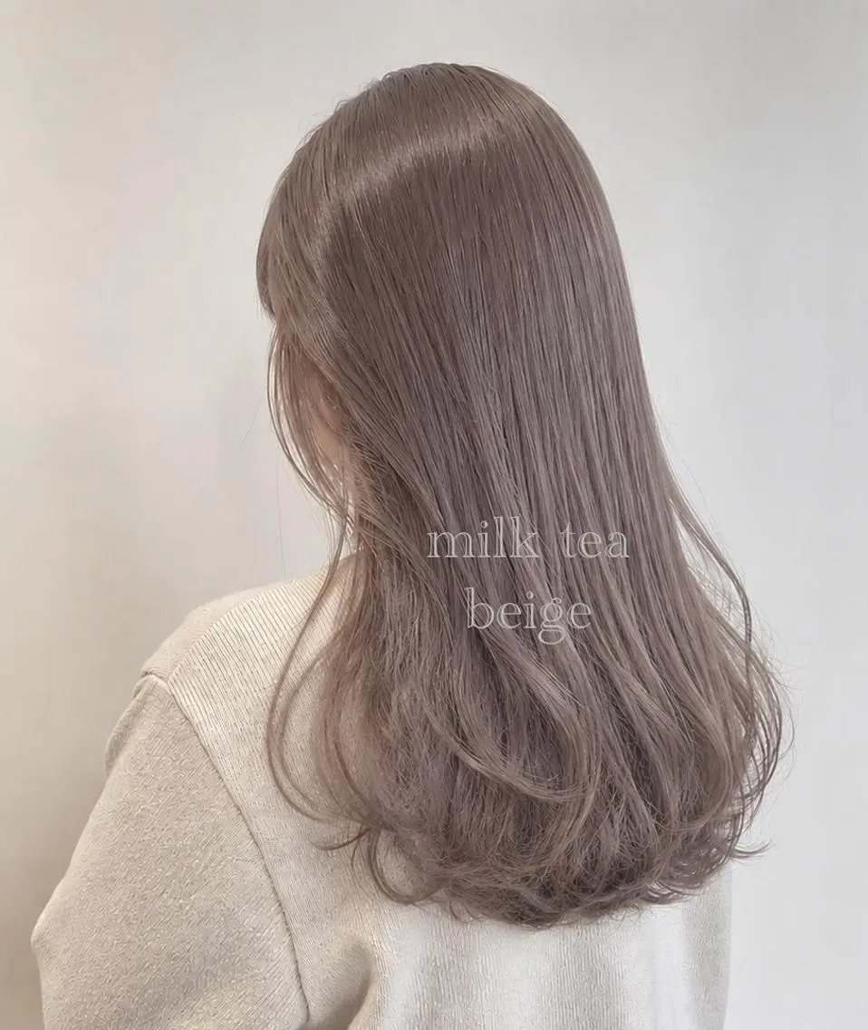 カラー ブリーチ ダブルカラー ボブ 髪質改善 平尾✨透明感カラー 艶カラー🫧miyuのヘアスタイル