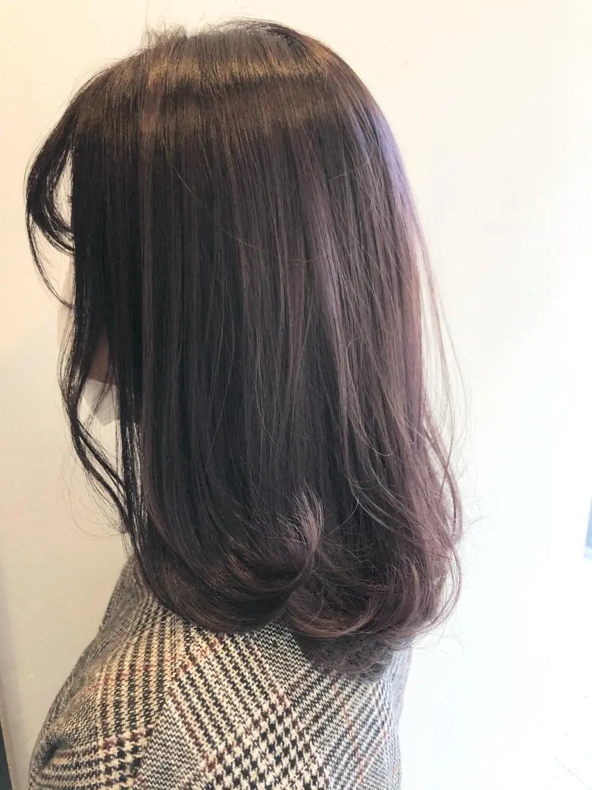 ミディアム カラー サワタ ミサのヘアスタイル