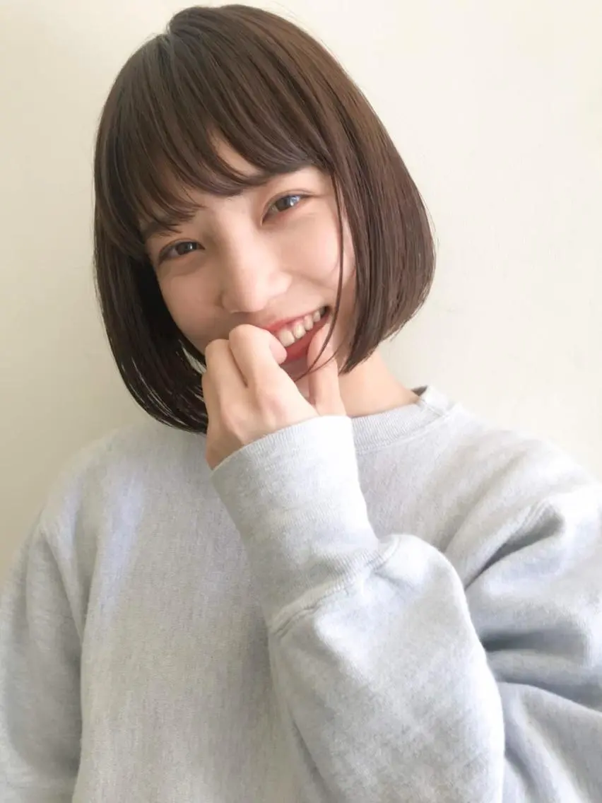 ショート カラー アッシュ アッシュブラウン ブラウンカラー ボブ 貫洞 大介のヘアスタイル
