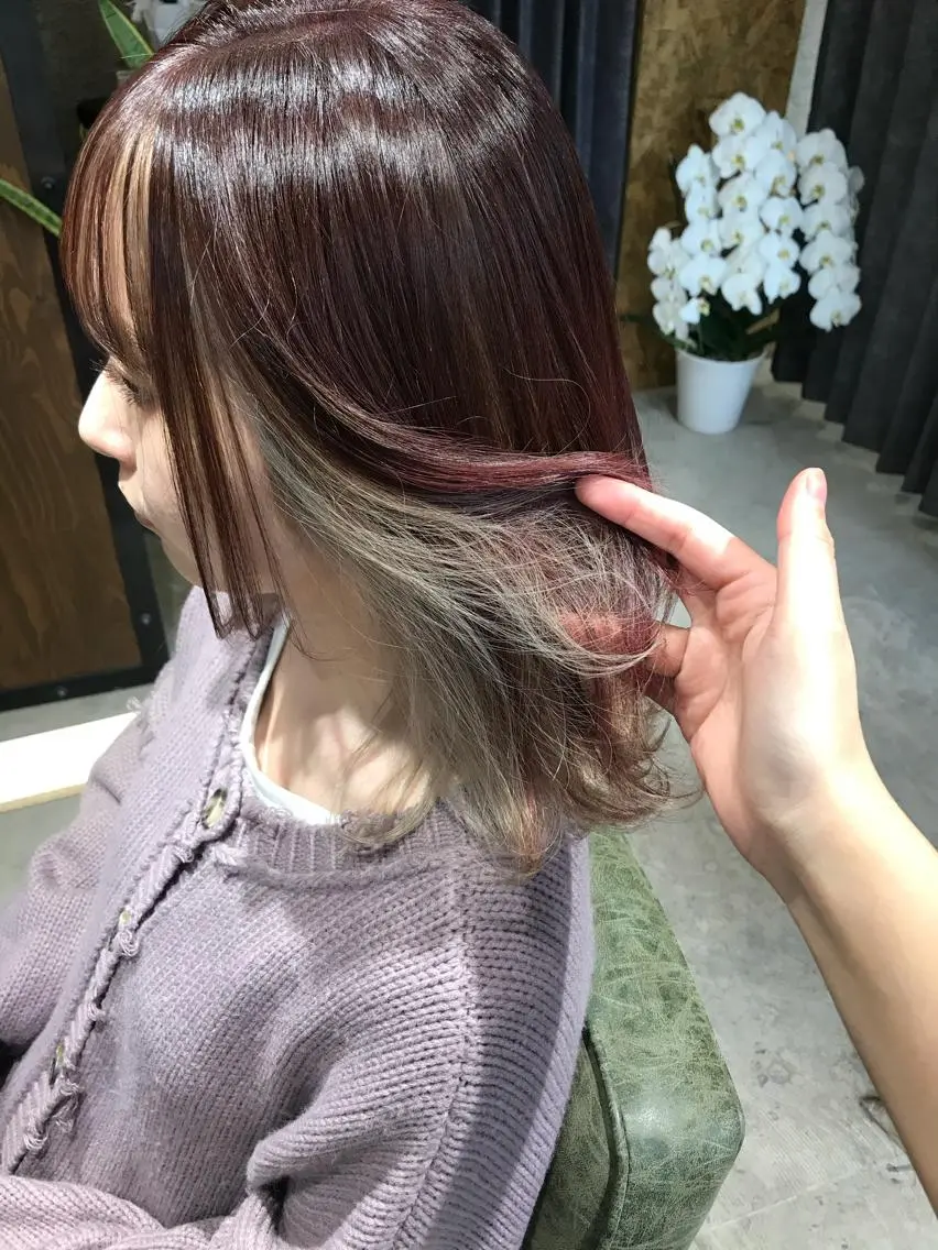 ミディアム カラー uru" すずきさゆりのヘアスタイル