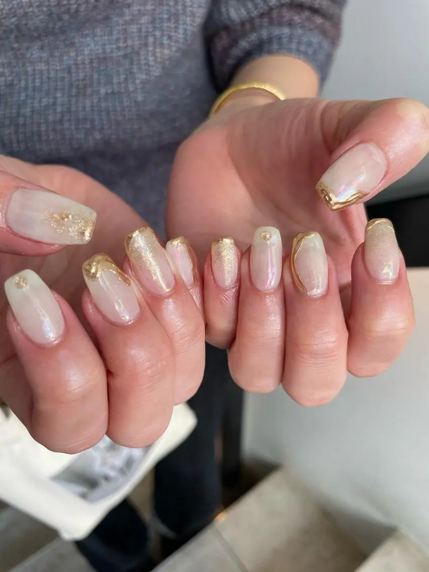 ネイル 【淡色color/ nail】maikoのネイルデザイン