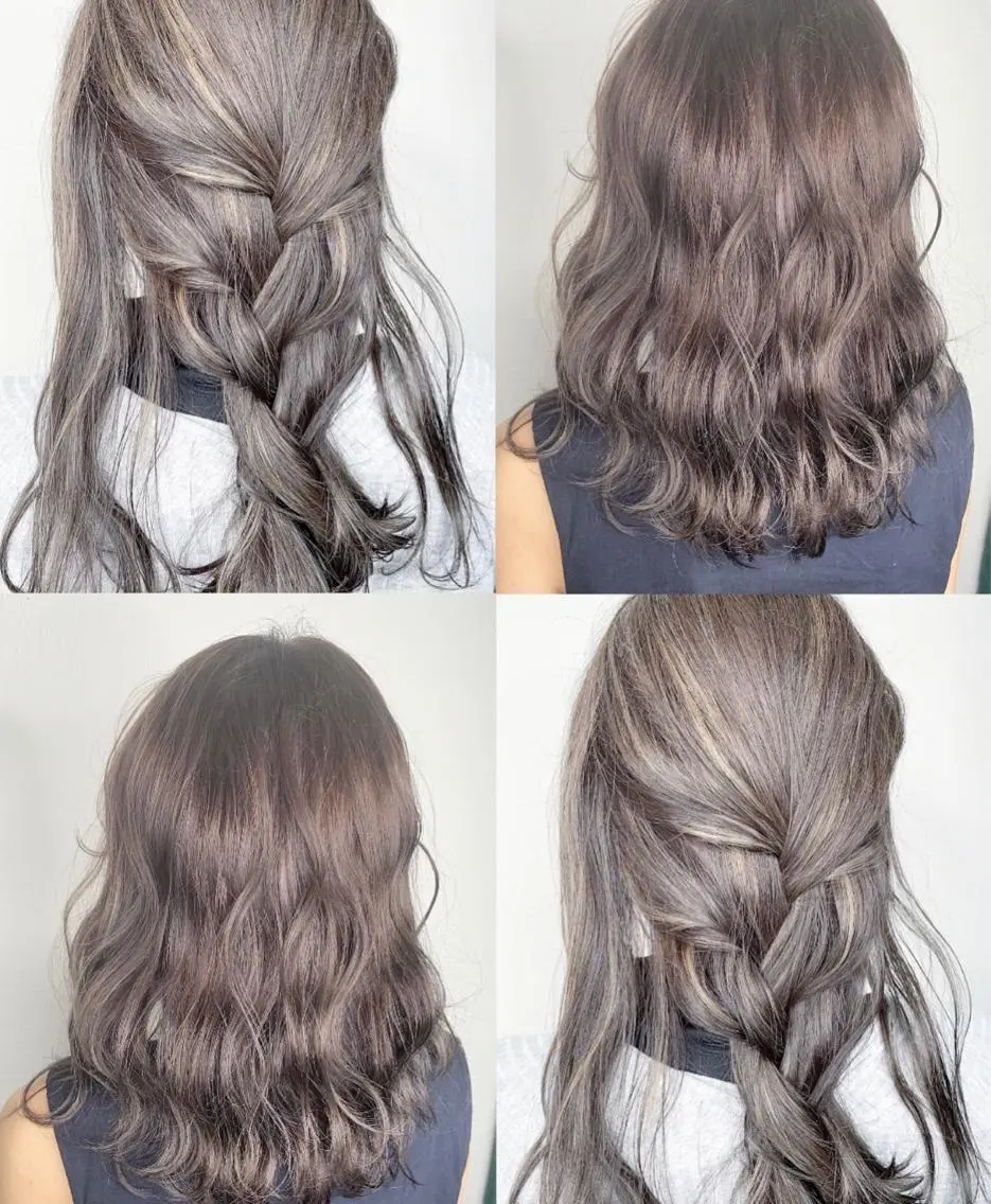ロング カラー ヘアカラー 袴田 伊代のヘアスタイル