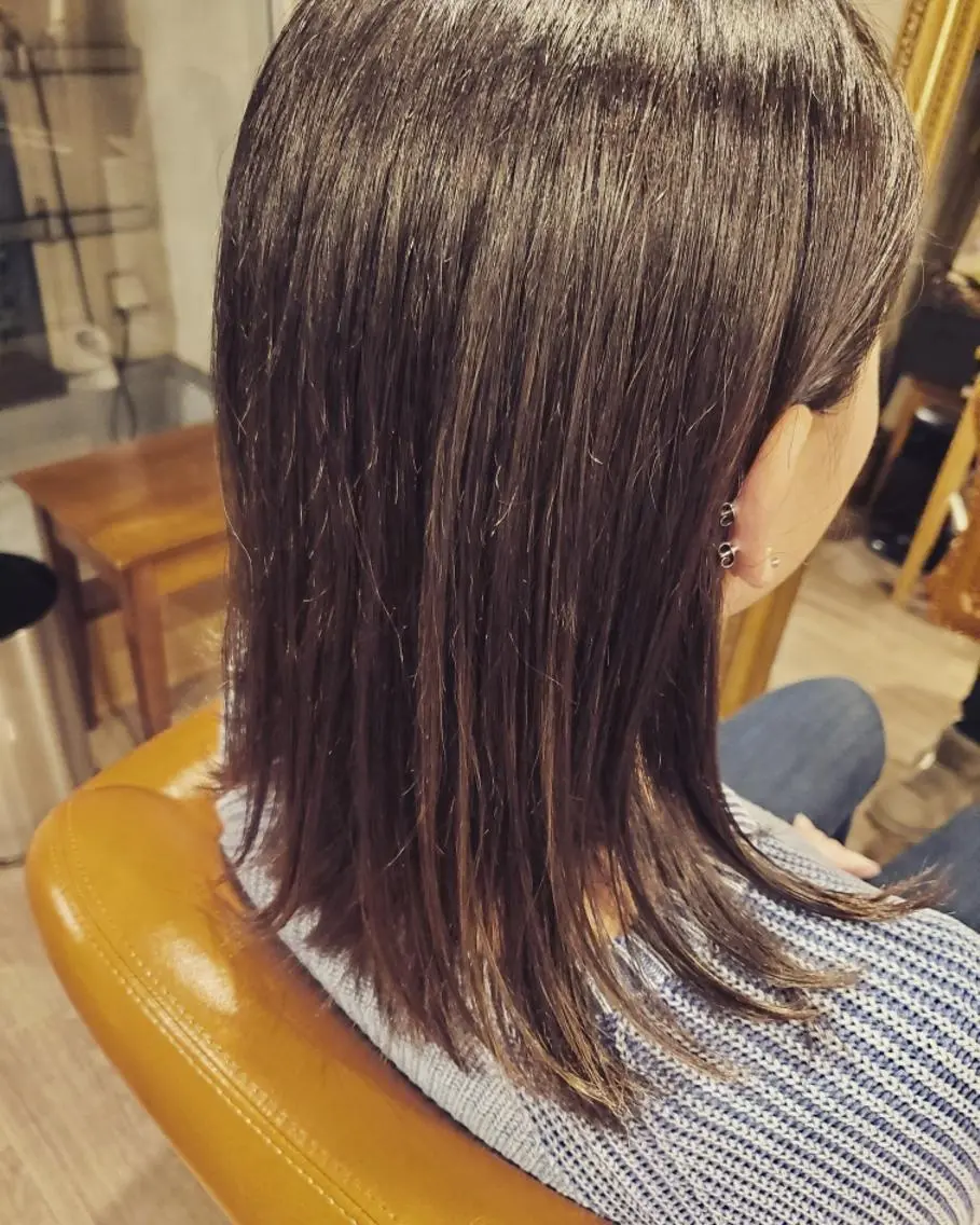 ミディアム カラー アディクシーカラー 外国人風カラー トリートメント カット ヘアカラー トリートメント spa hair ark 富井直美のヘアスタイル