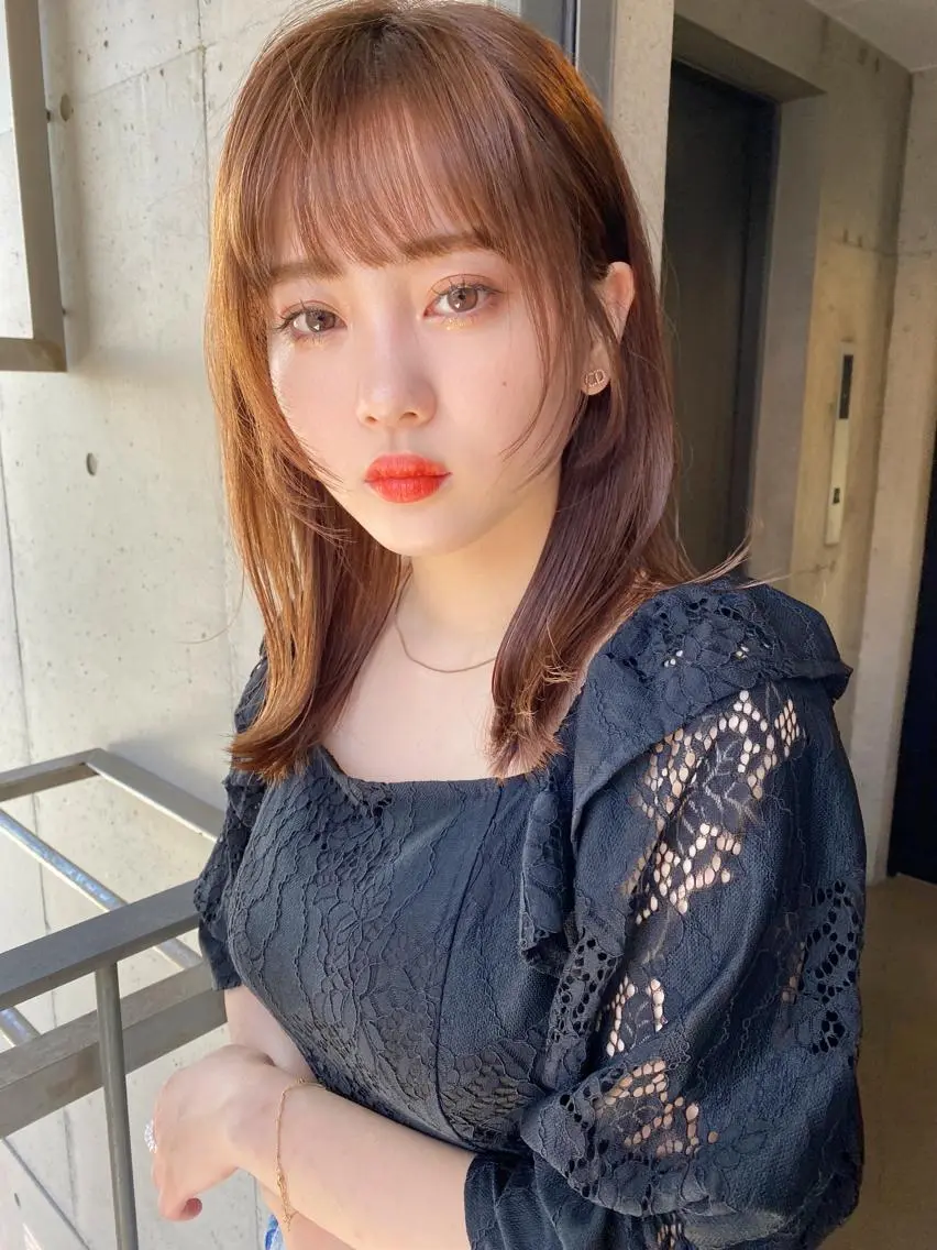 ミディアム カラー 似合わせレイヤー 🇰🇷荒木洋文のヘアスタイル