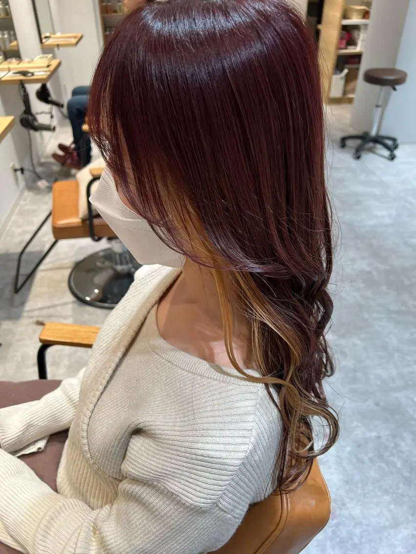 セミロング カット ヘアカラー mai 🌷のヘアスタイル