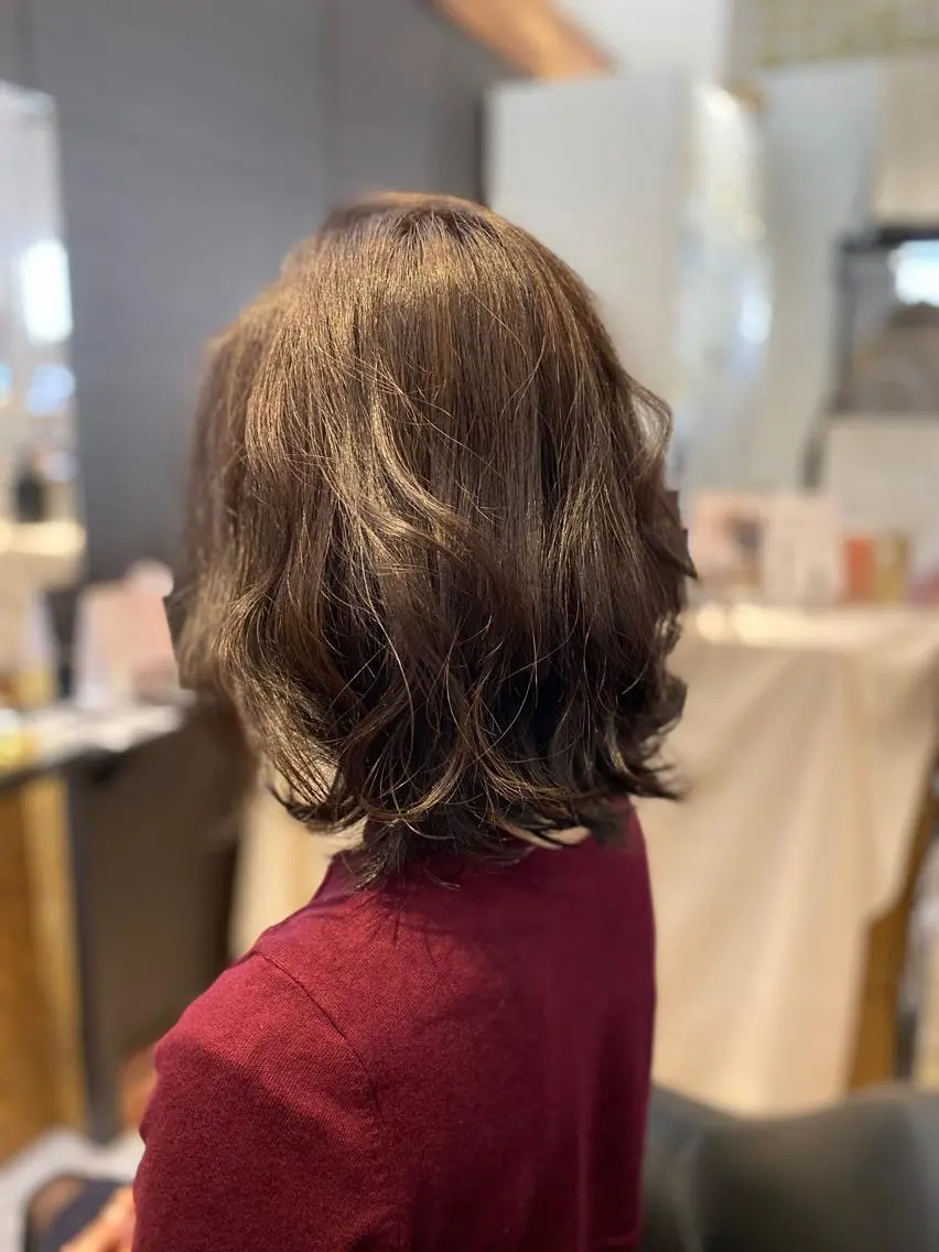 ミディアム 外ハネヘア 小林 拓也のヘアスタイル