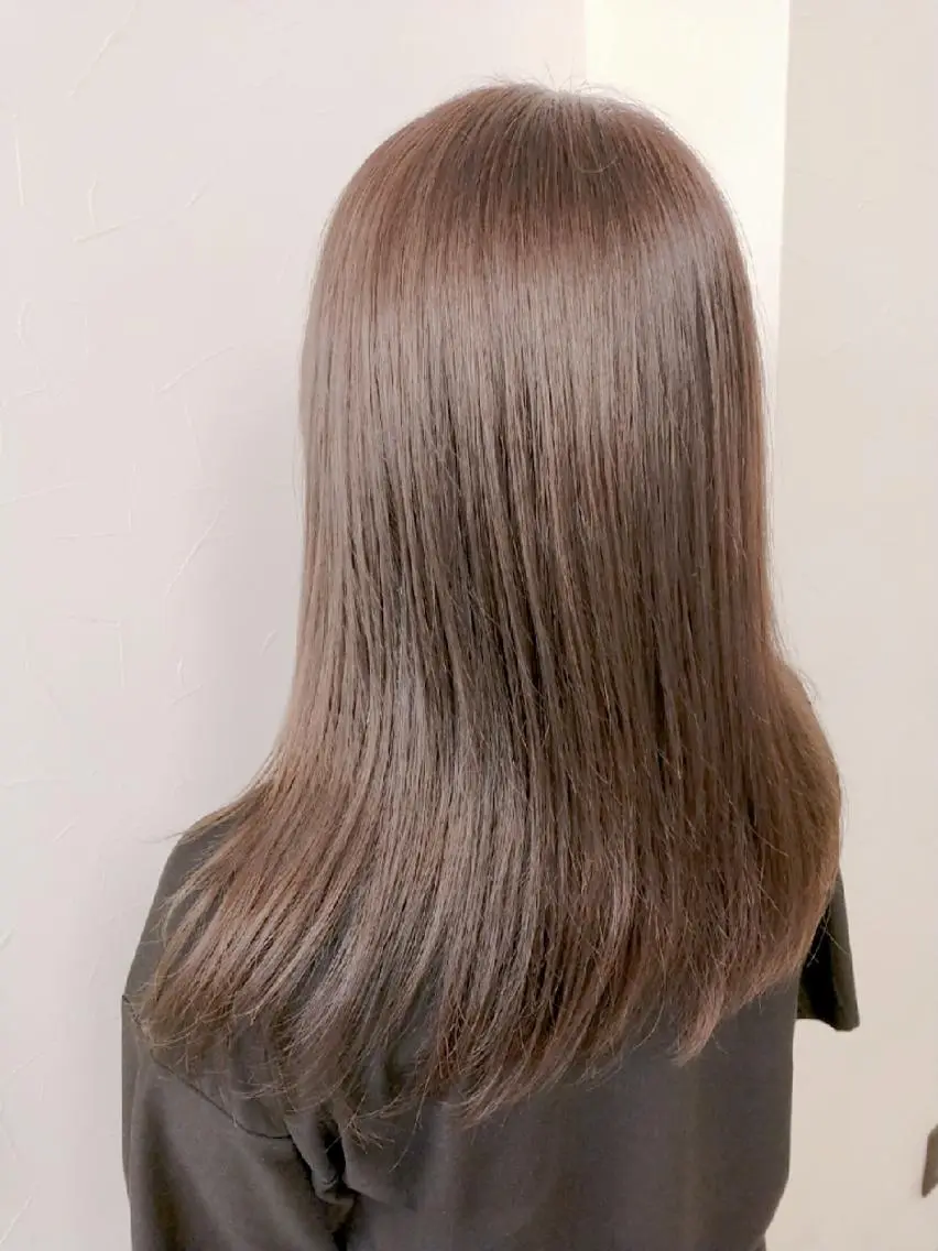 セミロング カラー アディクシーカラー バレイヤージュ ブリーチ ダブルカラー グラデーションカラー ヘアカラー ブリーチの神 KYONのその他イメージ