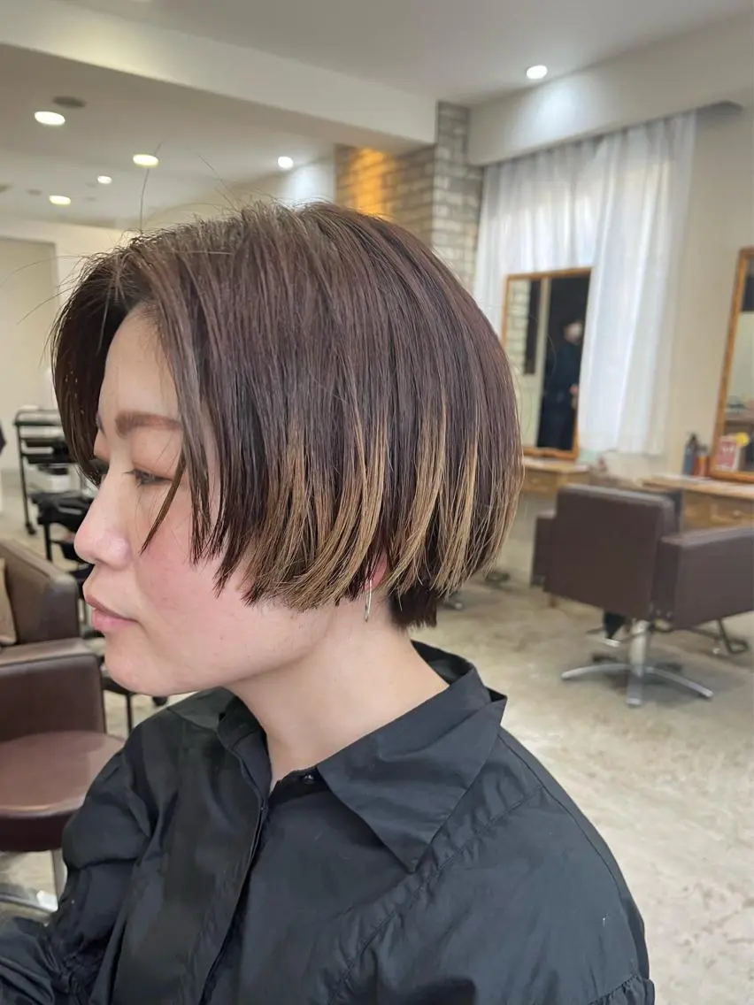 ショート カット ヘアカラー ショートスタイル /tomo.のヘアスタイル
