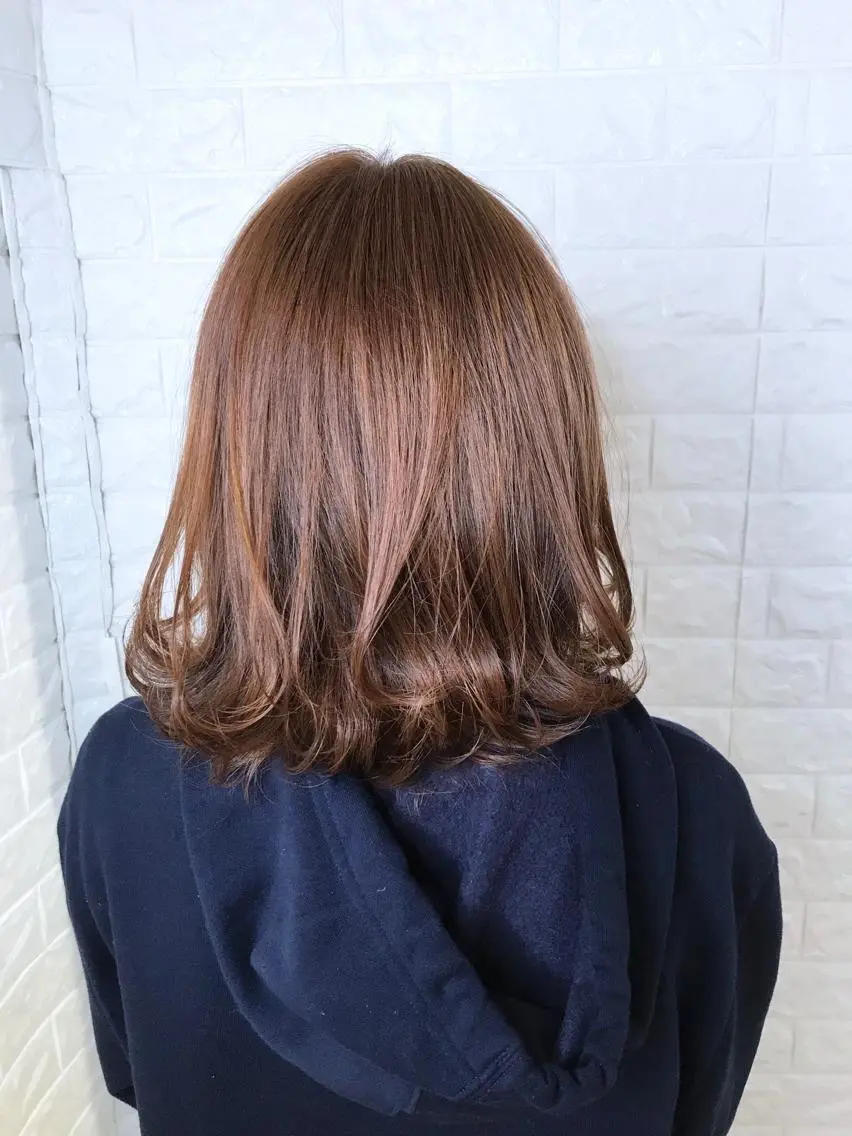 ミディアム カラー ベージュカラー ブリーチ 透明感カラー イルミナカラー ブリーチなしカラー ヘアカラー 髪質改善縮毛矯正 美容師✂️山崎竜二のヘアスタイル