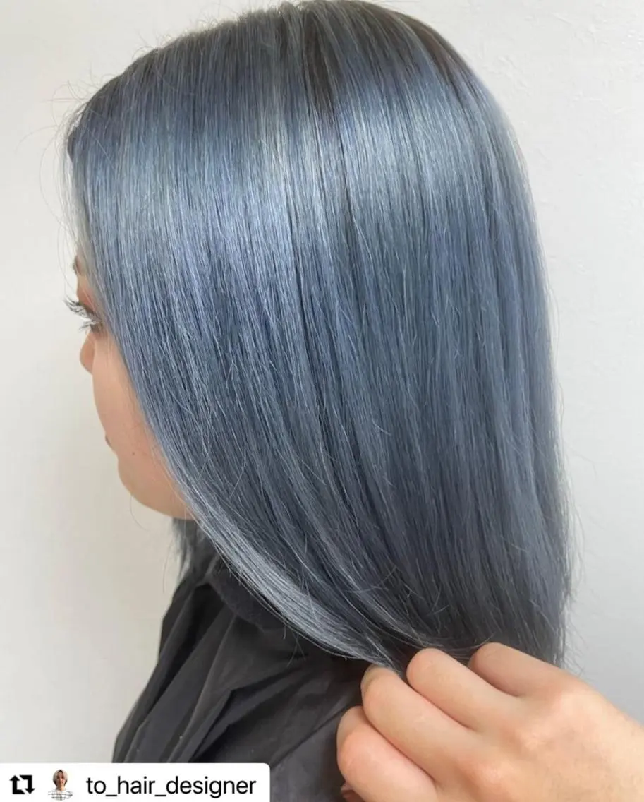 ミディアム カラー メンズ アディクシーカラー ブルーカラー 透明感カラー ダブルカラー イルミナカラー 🩷Eny terrace🩷のヘアスタイル