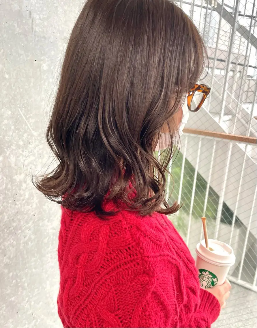 セミロング カラー ヘアアレンジ メンズ似合わせ🪞 kotoriのヘアスタイル