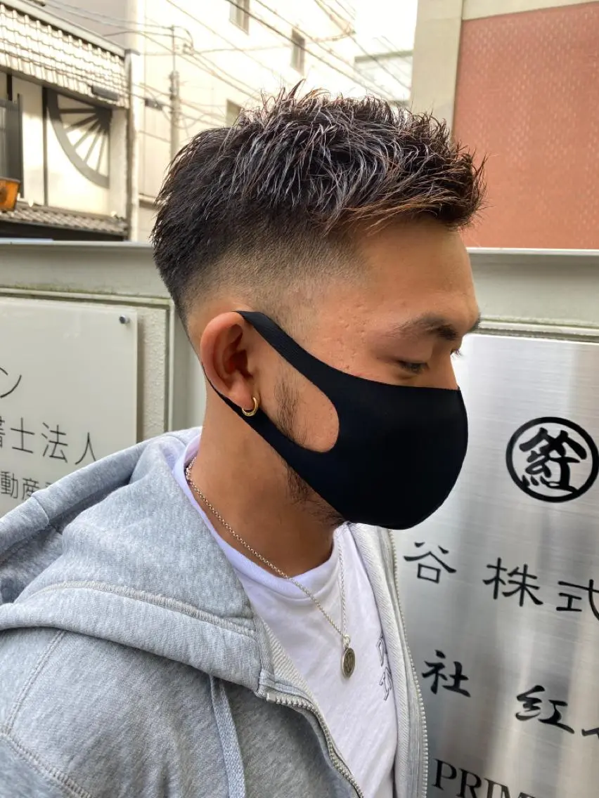 メンズ カット 藤田 遼のヘアスタイル