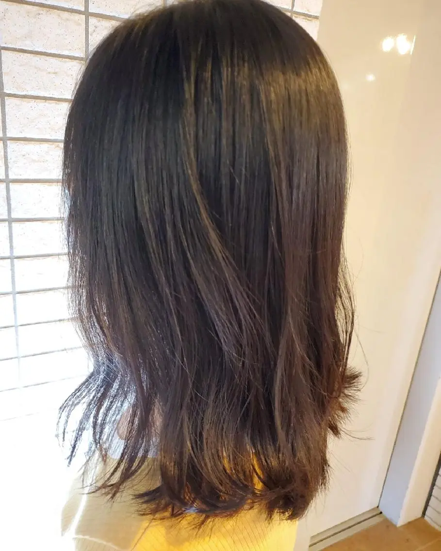 ミディアム 外ハネヘア 堀 凌紀のヘアスタイル