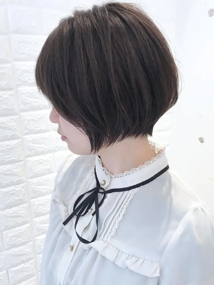 ショート カラー 大人女性ショート専門 tomodaのヘアスタイル