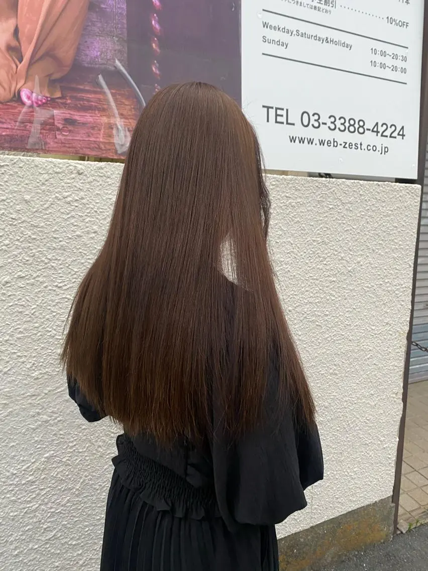 ロング カラー niconail 🧣ayu 📍烏山のネイルデザイン