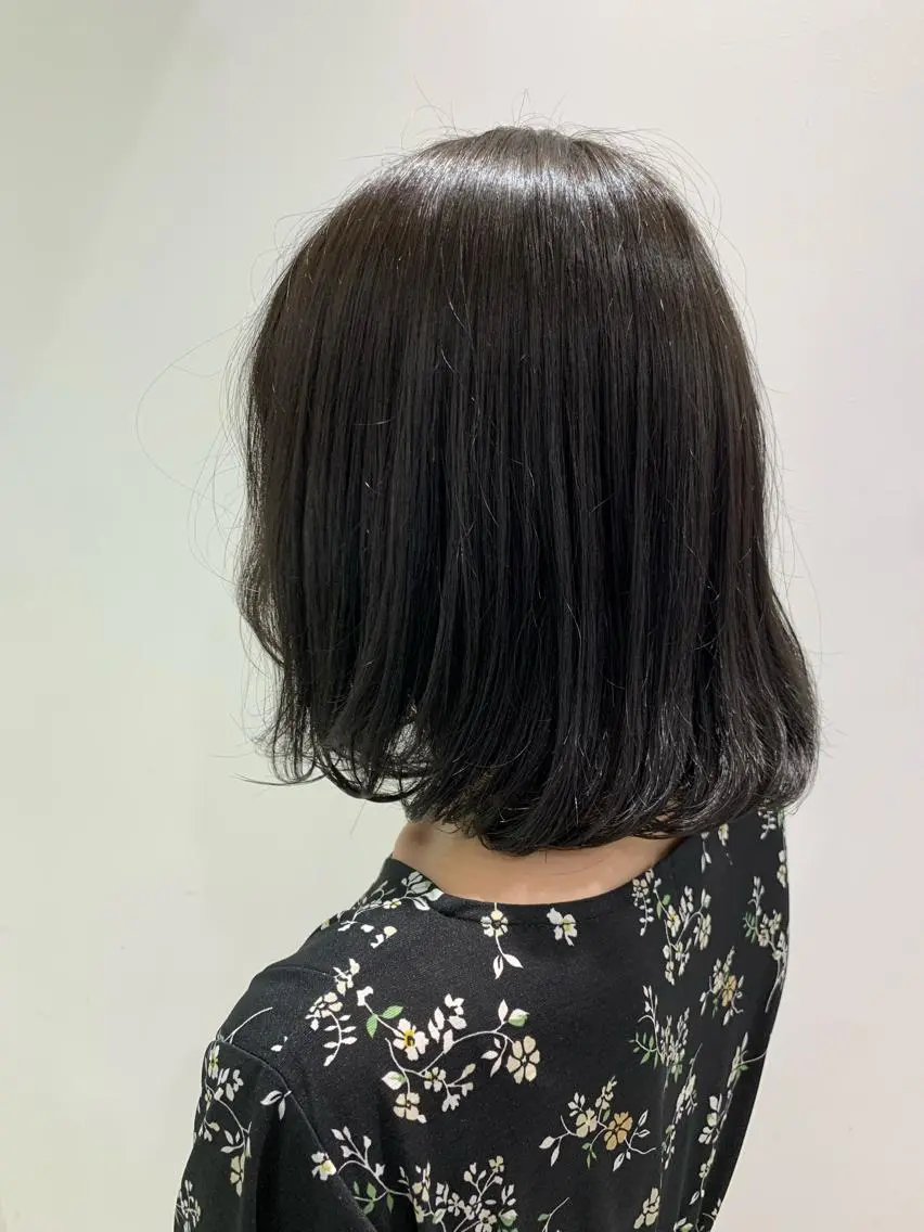 ミディアム ヘアカラー ヘッドスパ ヘアセット 🪞透明感カラー🫧 縮毛矯正🥇かずきのヘアスタイル