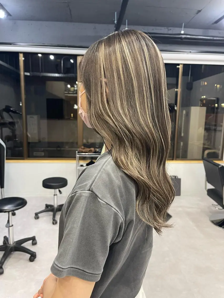 ロング カラー カット ヘアカラー トリートメント Reb_keiji 👑小倉圭司のヘアスタイル