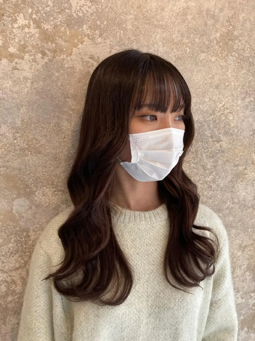 ロング カット ヘアカラー トリートメント マテリアル 中央駅店のヘアスタイル