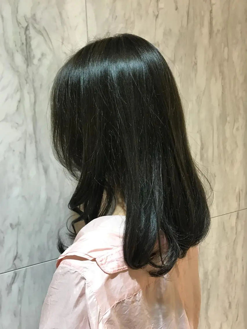 ロング カラー カット ヘアカラー トリートメント ボブ/ショート得意 安西駿一　【銀座】のヘアスタイル