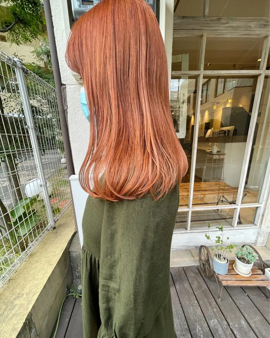 ロング カラー 🙃 透明感カラー/ボブのヘアスタイル