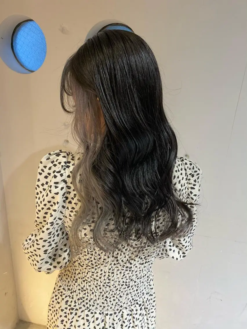 ロング カラー 原田 彩也のヘアスタイル