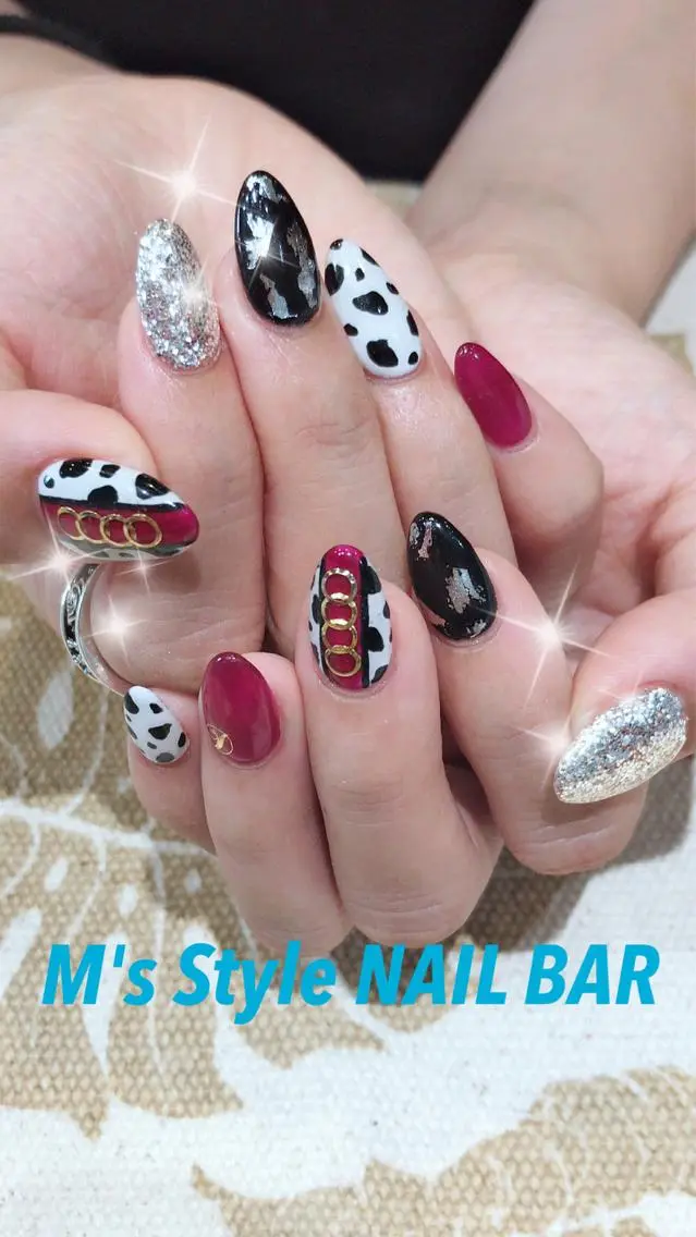 ネイル ボルドー 持ち込み ハンドネイル M's Style NAIL BARのネイルデザイン