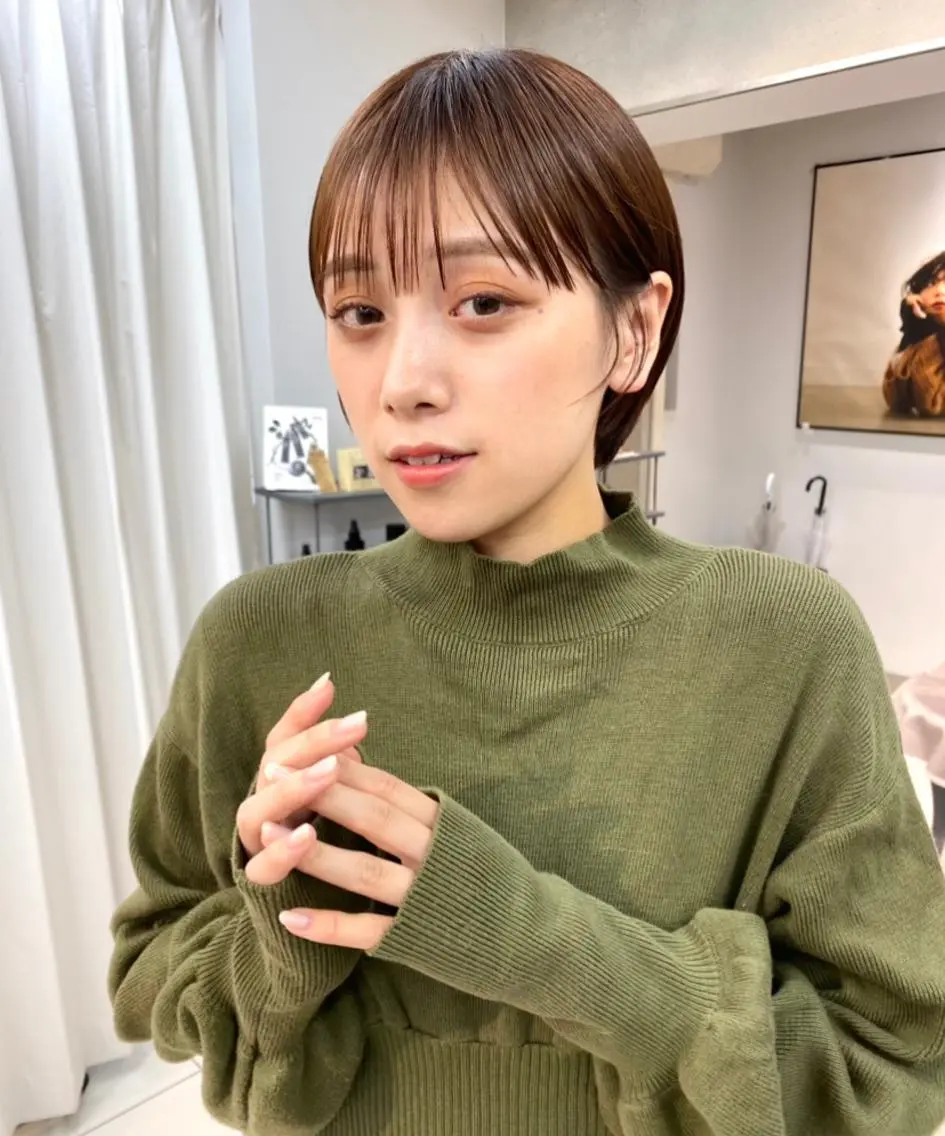 ショート ショートボブ ボブ ショートヘア 渋谷  中性ヘア あかりのヘアスタイル