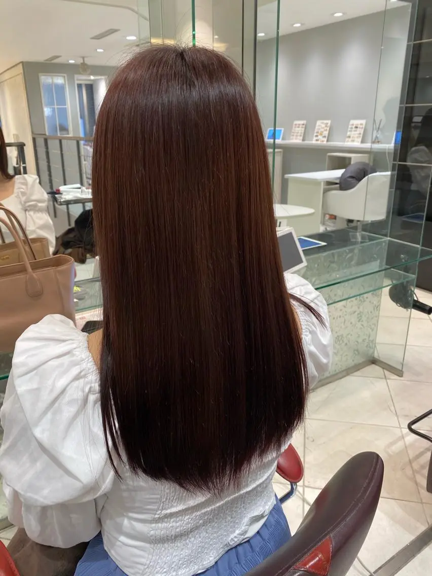 ロング カラー 髪質改善 トリートメント ヘアカラー トリートメント ヘアセット 💜髪質改善美髪💜 星野清光のヘアスタイル