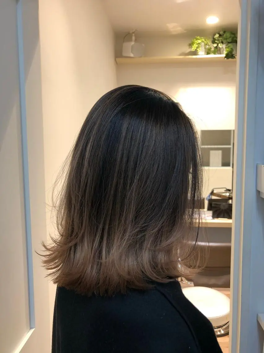 セミロング カラー ベージュカラー ピンクカラー ピンクベージュ ヘアカラー トリートメント 【店長】大根 亮太のヘアスタイル
