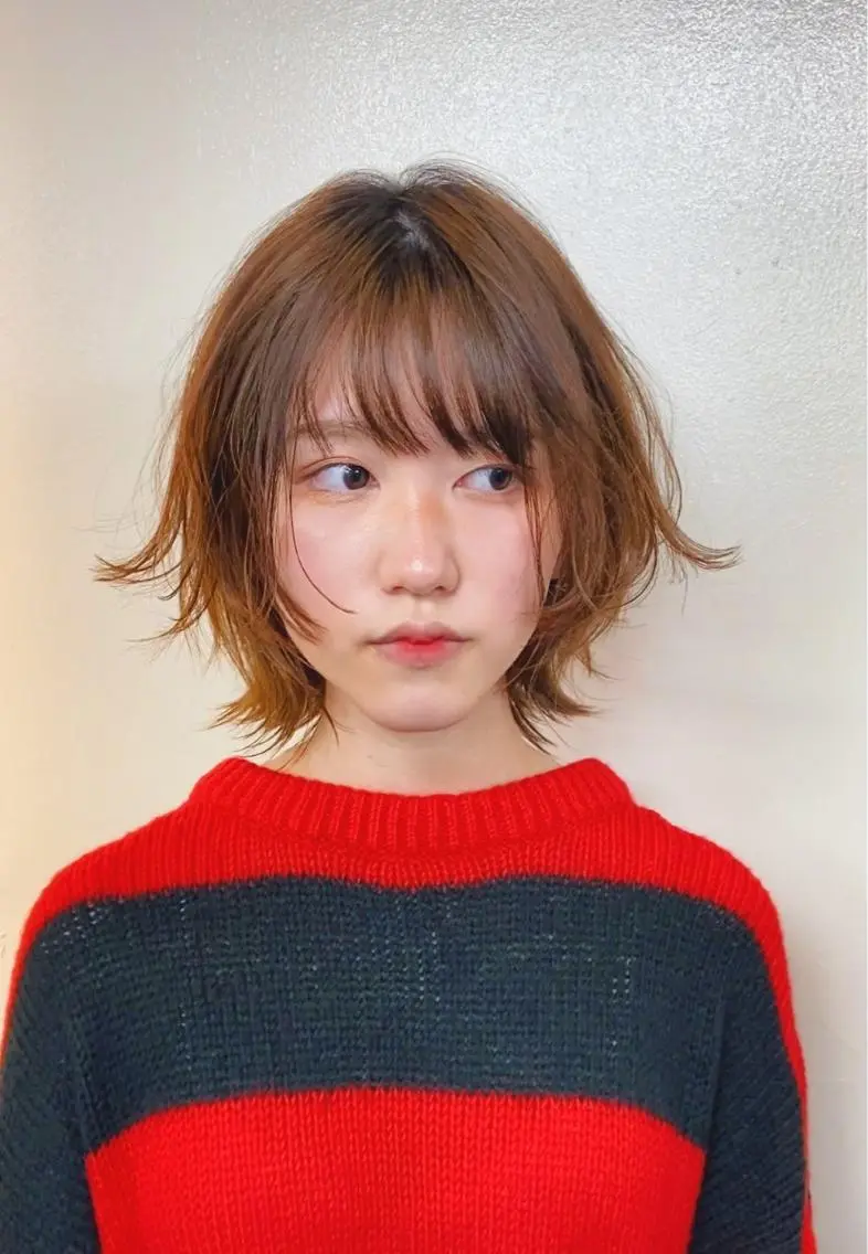 ミディアム 🌞ショートヘア🌝 江連露美🌛のヘアスタイル