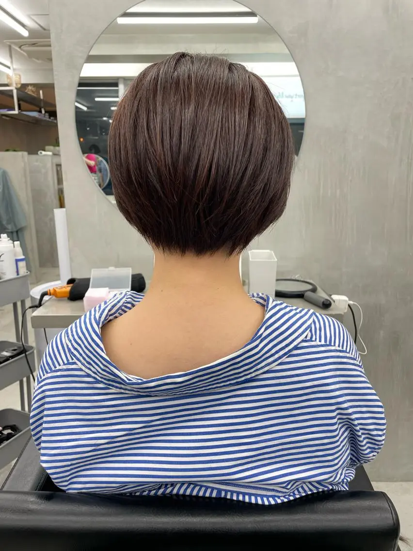 ショート ショートヘア カット トリートメント 👑ボブはお任せ ミヤノ👑のヘアスタイル