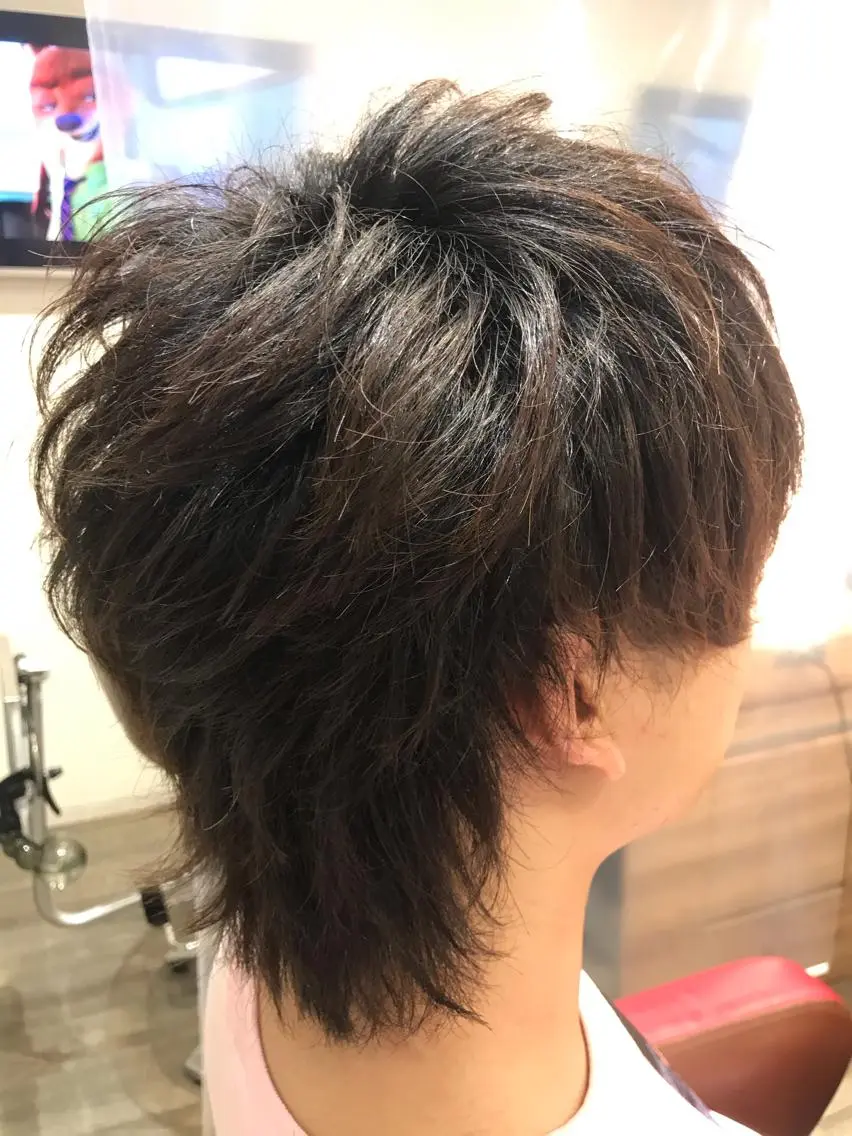 ショート メンズ メンズウルフカット ショートヘア ウルフカット 限定クーポン 💕大量更新ブリーチのヘアスタイル