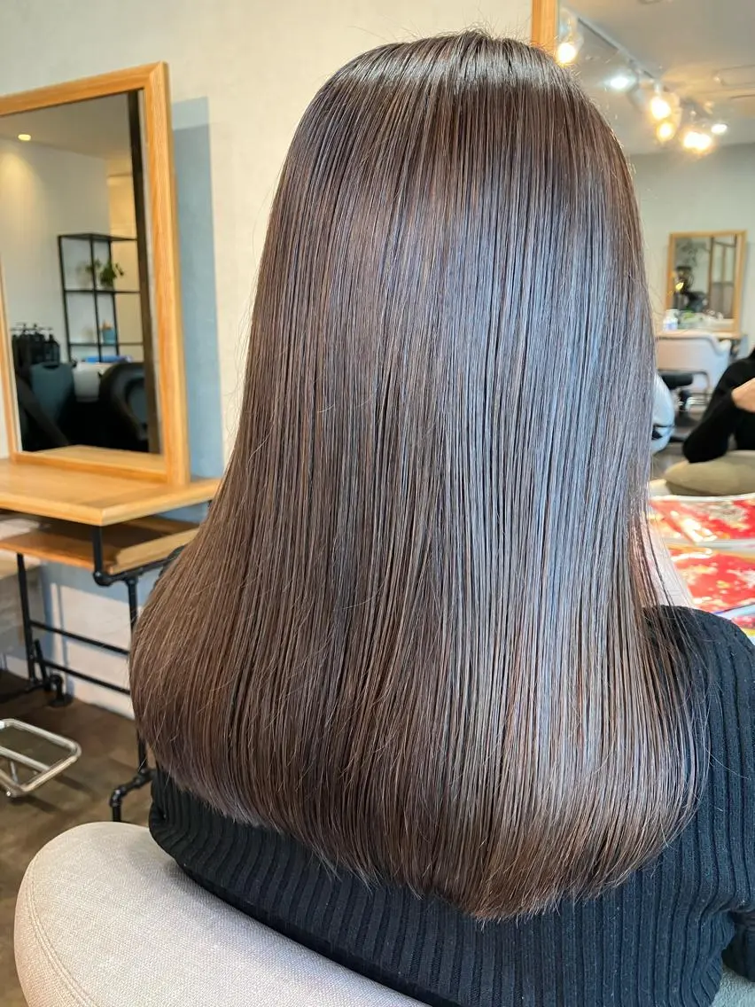 カラー ベージュカラー シルバー シルバーベージュ Hair&Make Nahoのマツエク・マツパデザイン