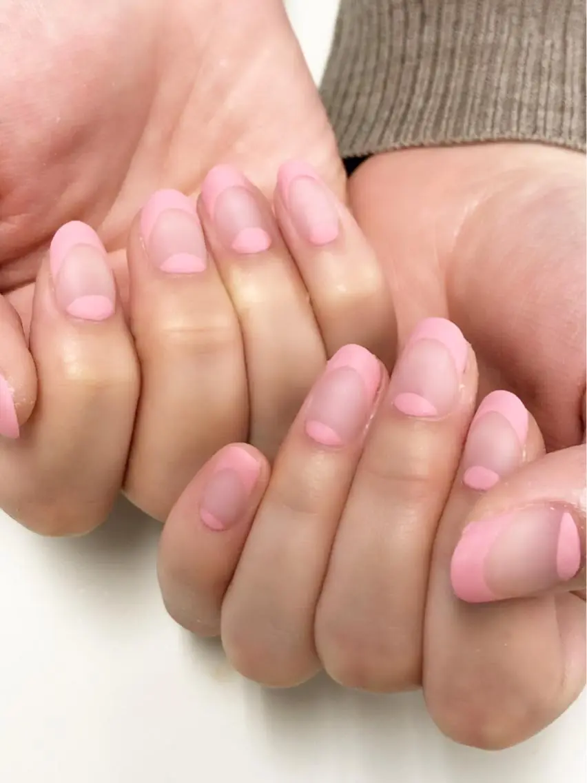 ネイル フレンチネイル マットネイル KIREIE NAILSのネイルデザイン