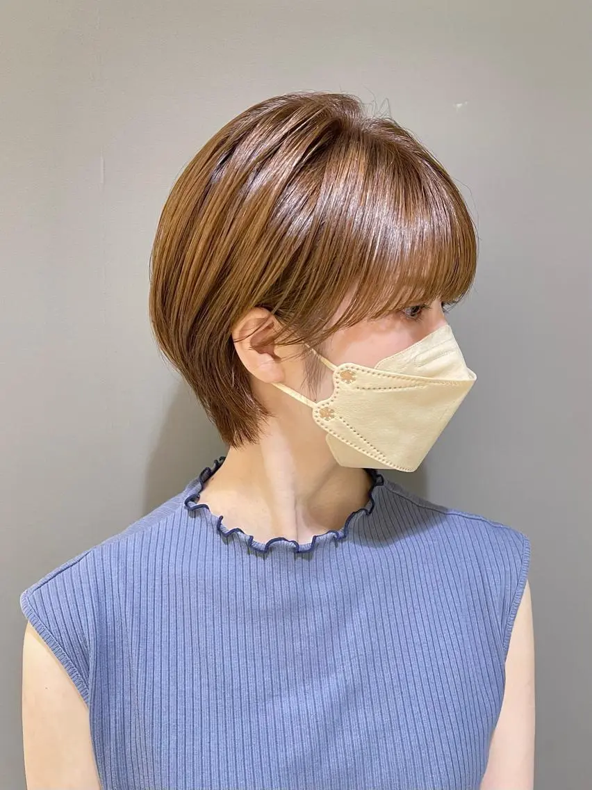 ショート ショートボブ ハンサムショート 丸みショート ボブ ショートヘア 荻窪/ショートヘア✨ ショートボブ長松大哉のヘアスタイル