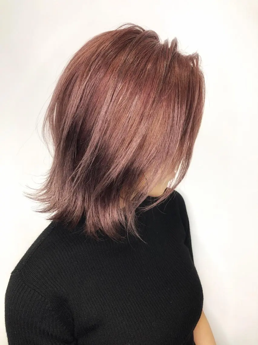 ショート カラー ブリーチ soelle Hanaのヘアスタイル