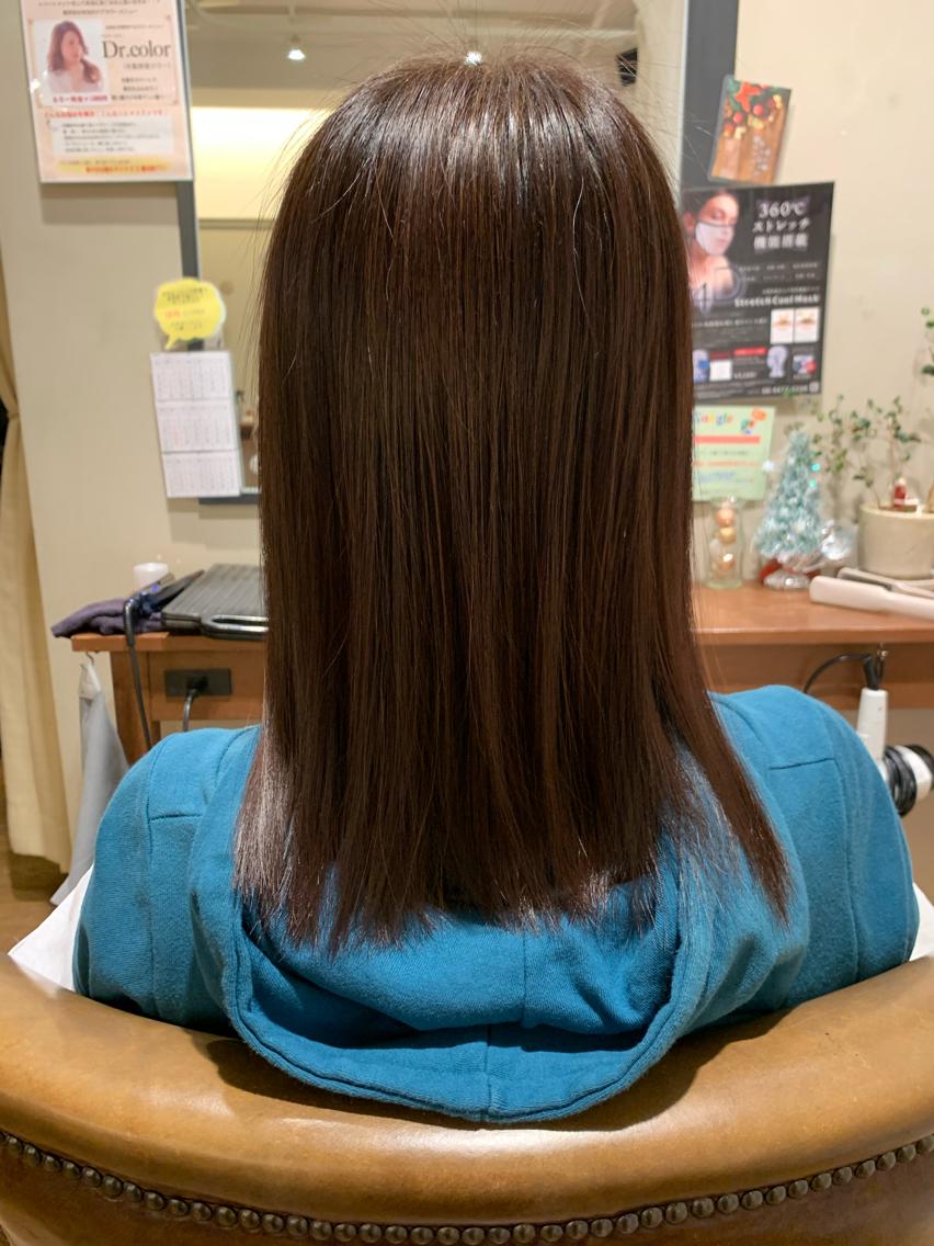 ロング 髪質改善 トリートメント 酸熱トリートメント 佐藤 宰 OZ桑野店のヘアスタイル