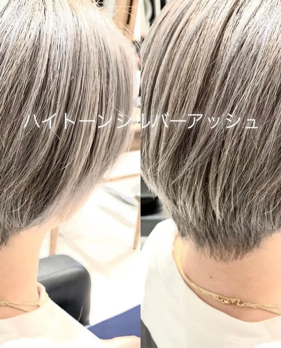 ショート カラー 山田 海斗のヘアスタイル