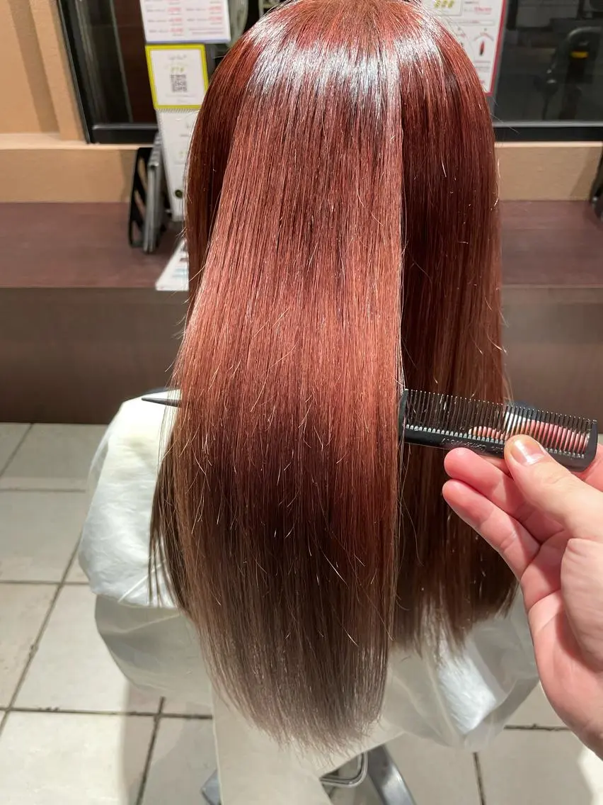 ロング カラー 髪質改善/ 梅田中崎町/宮里のヘアスタイル