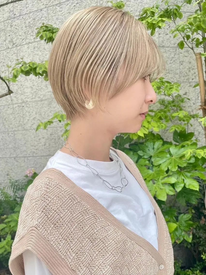 ショート ショートヘア カット 🦋ダブルカラー 💖RYUGA💖のヘアスタイル