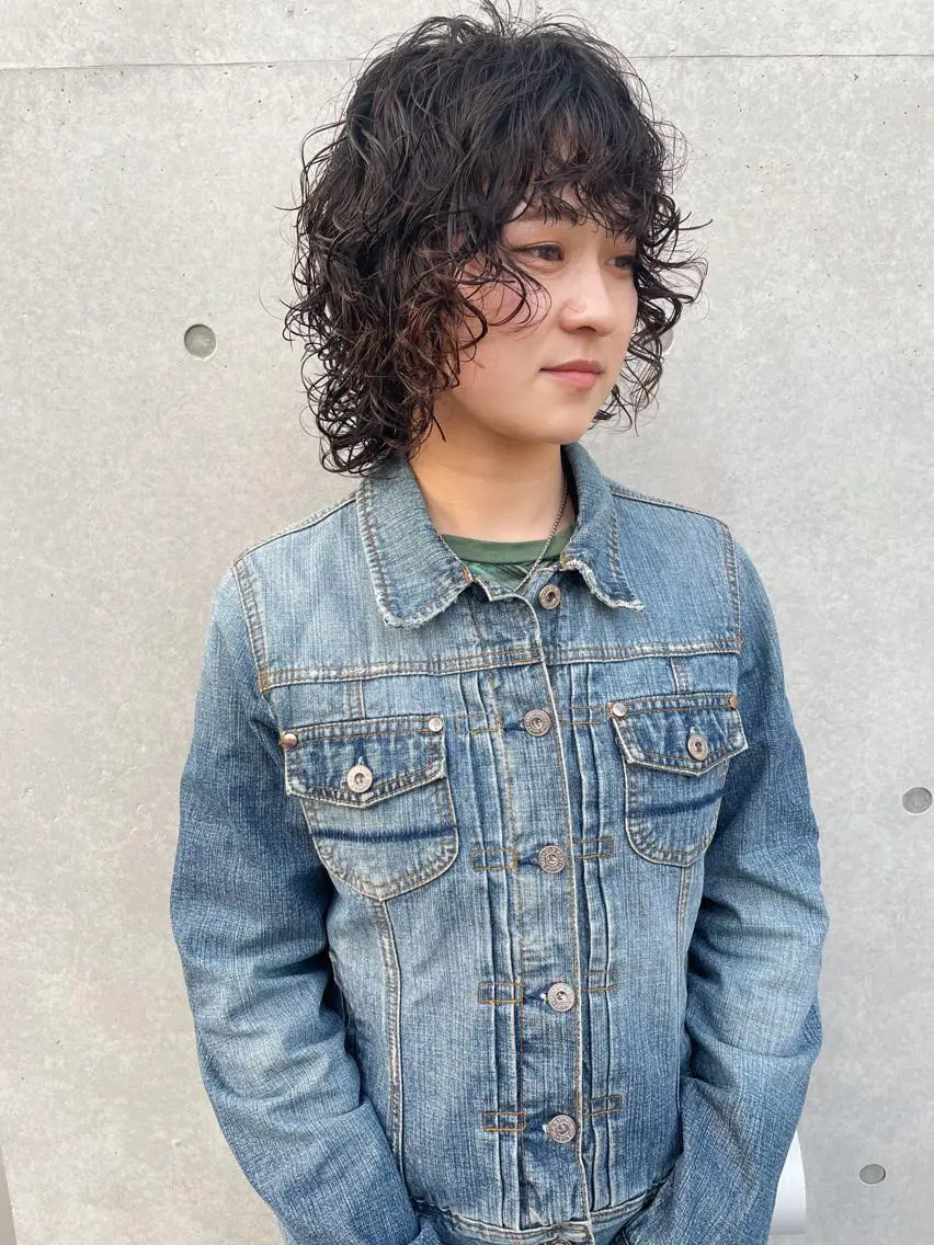 ショート パーマ カット パーマ トリートメント センスをお届けします 大谷将生infpのヘアスタイル
