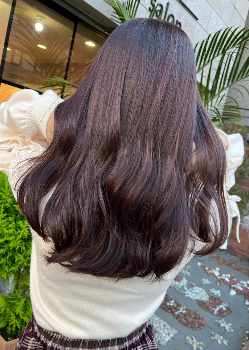 ロング カラー グラデーションカラー ラベンダーカラー ラベンダーピンク ピンクカラー ヘアカラー トリートメント SHIAN 八王子👼鬼塚さやかのヘアスタイル