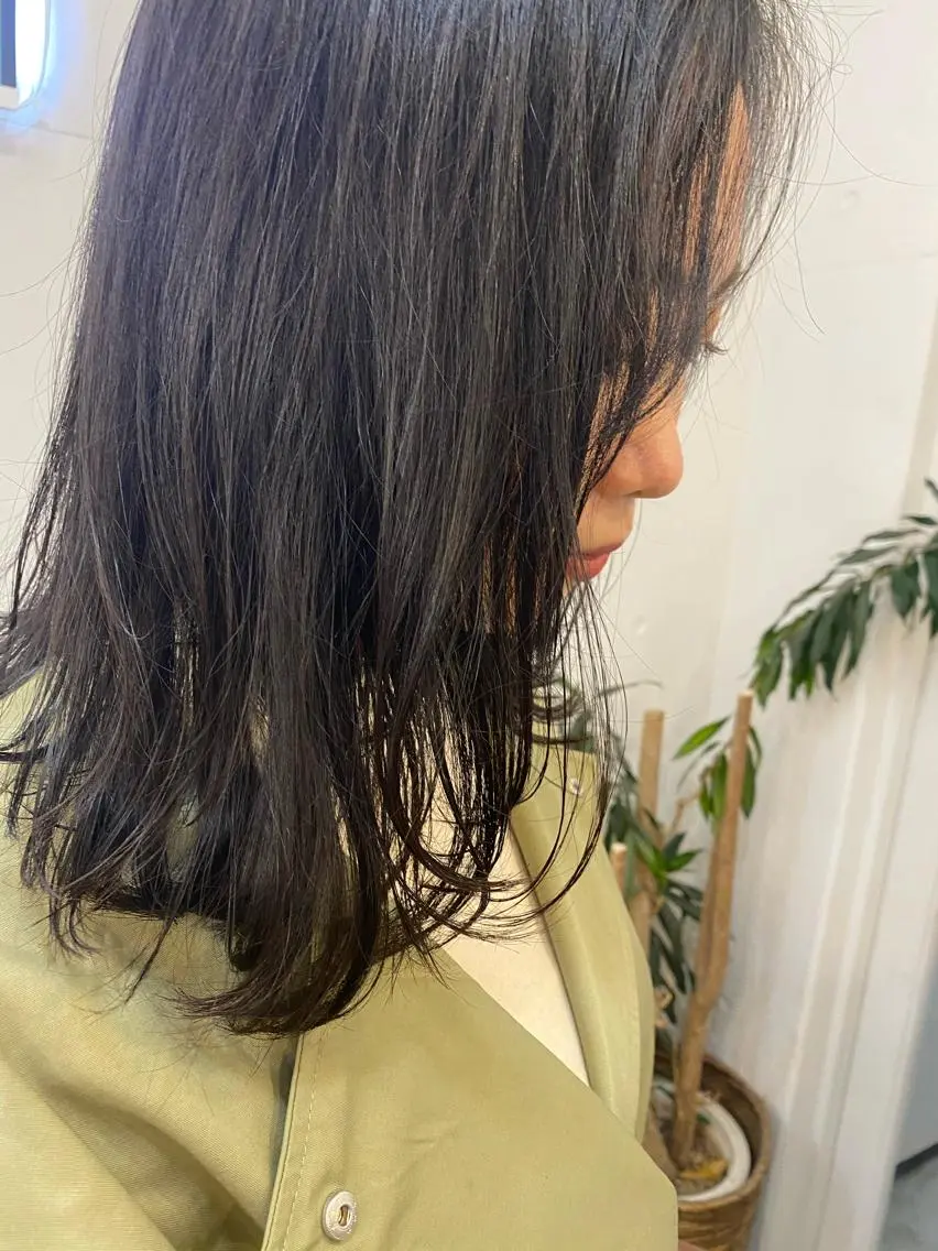 ミディアム 🍃透明感スタイル yu-ka🍃のヘアスタイル