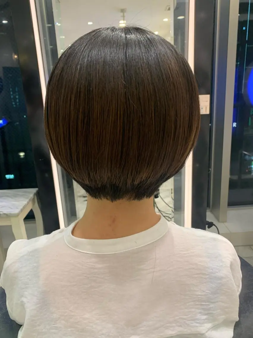 ショート デジタルパーマ🫧 韓国風ヘア🫧サクラのヘアスタイル