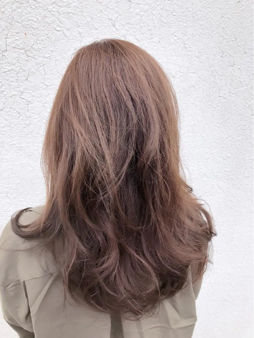 ロング カラー バイオレットカラー ヘアカラー トリートメント 五十嵐 聡のヘアスタイル